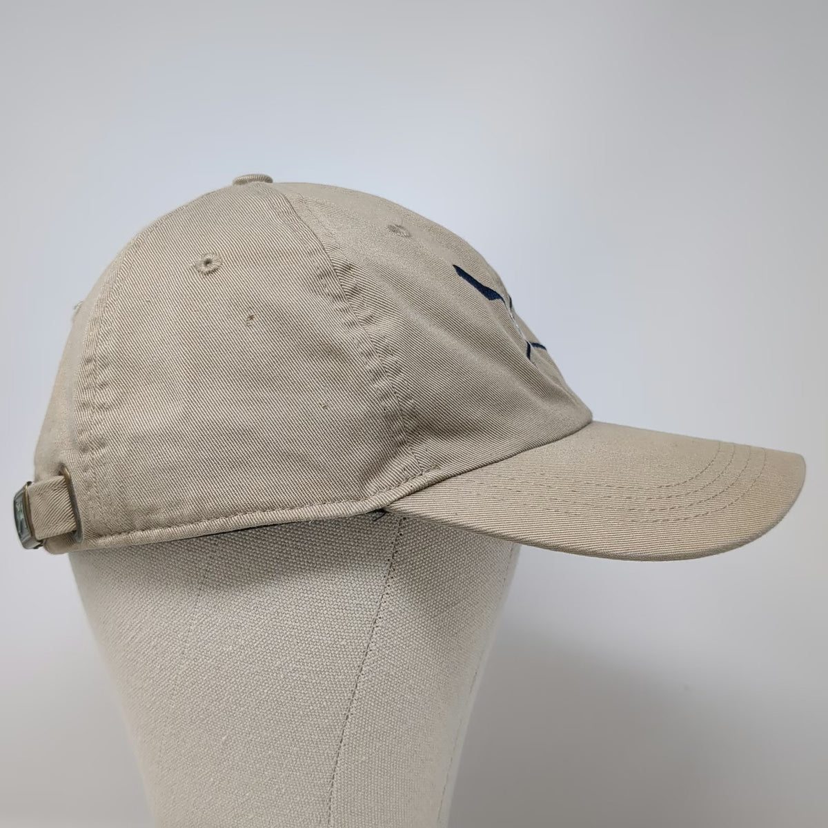 Ahead Baseball Cap Beige One Size LBI 1899 Crossed Oars Long Beach Island Hat