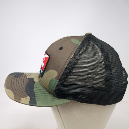 New Era Trucker Hat Green One Size K-Edge Mesh Snapback 9FIFTY Logo Patch USA