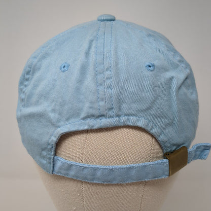 Unbranded Slideback Hat Blue 57cm Adjustable Solid 6 Panel Blank