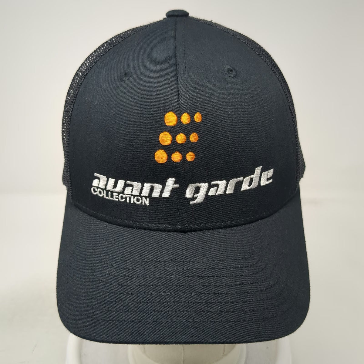 Yupoong Trucker Hat Black One Size Avant Garde Collection Mesh Snapback Cap