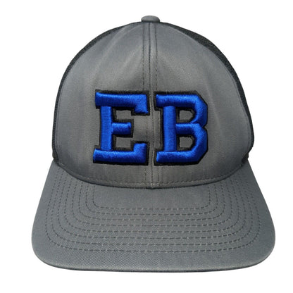 EB All Stars Snapback Mesh Back Trucker Hat Gray One Size Adjustable