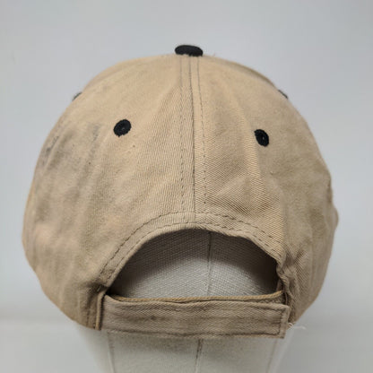 A.A. Davis Transportation LLC Strapback Hat Tan OSFA Colorblock 6 Panel