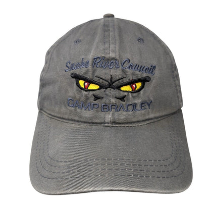 Snake River Council Camp Bradley Slideback Hat Gray One Size Adjustable Otto Cap