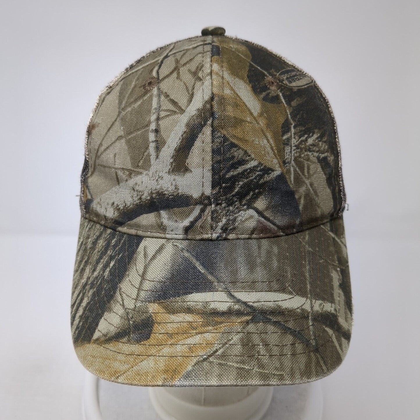 Port Authority Strapback Trucker Hat Camouflage OS Adjustable Mesh Back Blank