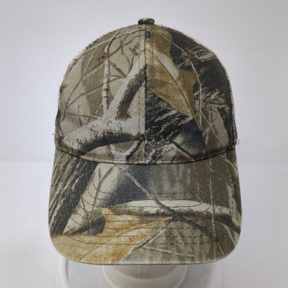 Port Authority Strapback Trucker Hat Camouflage OS Adjustable Mesh Back Blank
