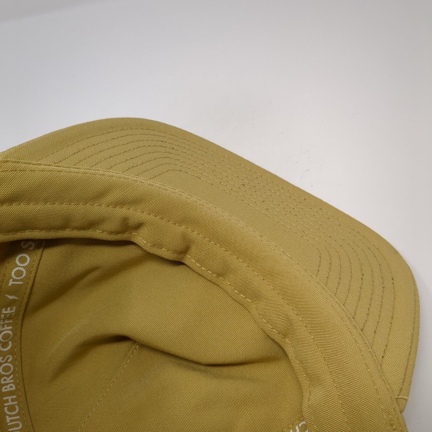DB Dutch Bros 92 Snapback Hat Tan One Size Adjustable Embroidered Logo Rpet