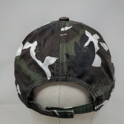 PacLease Strapback Hat Camouflage OSFM Adjustable Embroidered 6 Panel Otto