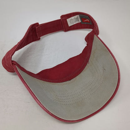 Nike Washington State Cougars NCAA Red Visor One Size Hat White Piping Strapback