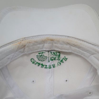 Cap America Baseball Cap White One Size Charter Oak State College Polyester Hat