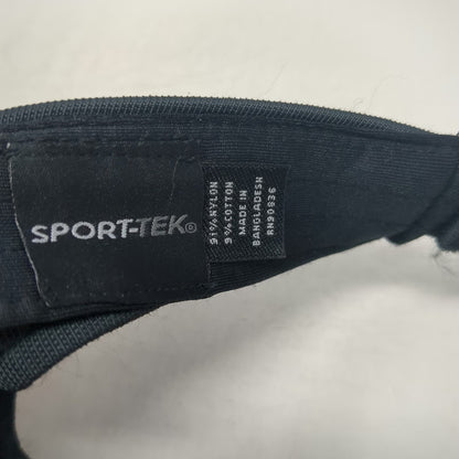 Sport-Tek Visor Black One Size Family 20 Embroidery Contrast Side Panels Hat