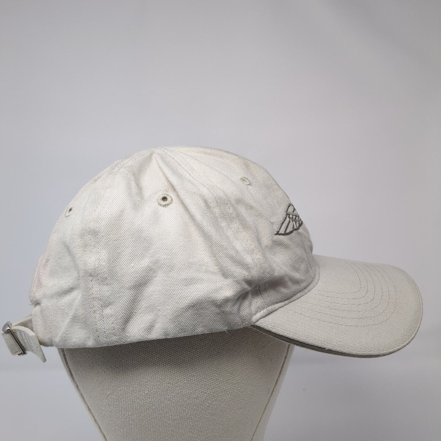 ADPA Fly Slideback Hat Tan One Size Adjustable Embroidered Vented Holes 6 Panel