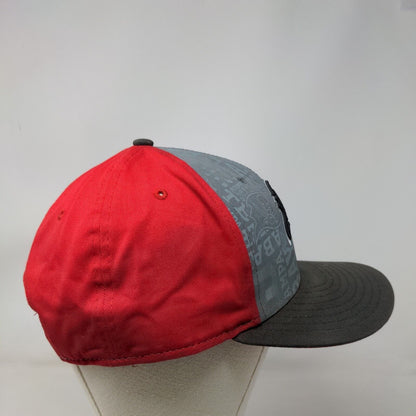 Tampa Bay Buccaneers Snapback Hat Gray Red M/L All Over Print New Era 9Fifty