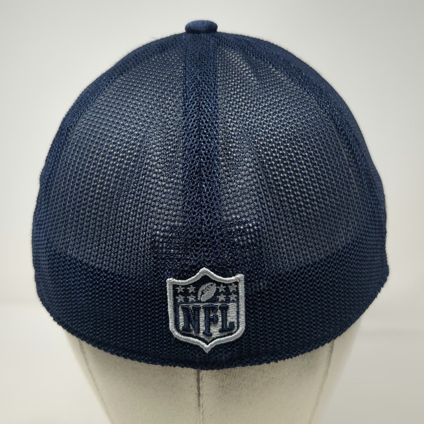 Dallas Cowboys NFL New Era 5 Panel Blue M Hat Mesh Back Stretch Fit 1960 Logo