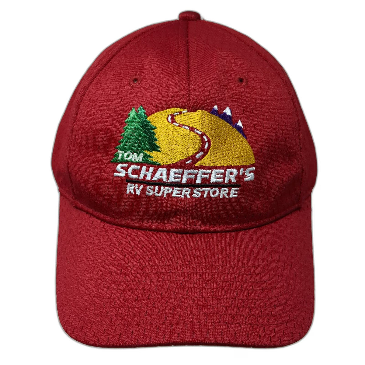 Port Authority Baseball Cap Red One Size Tom Schaeffers RV Superstore Mesh Hat