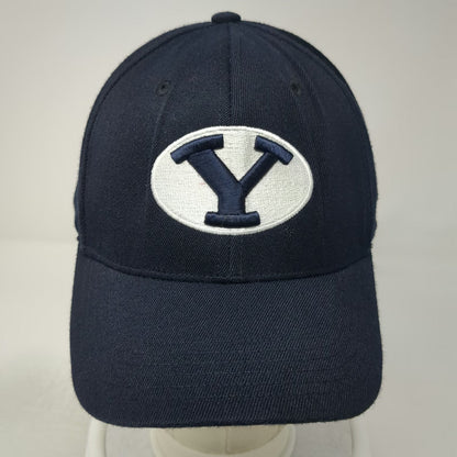 BYU Cougars NCAA Top of the World Cap Blue XL Memory Fit Embroidered Logo Hat