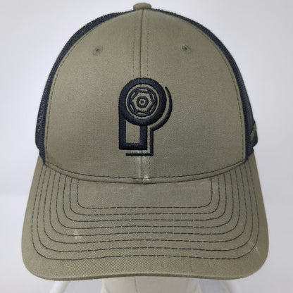 Parsons Trucker Hat Green Black One Size Mesh Back Snapback Employee Owned