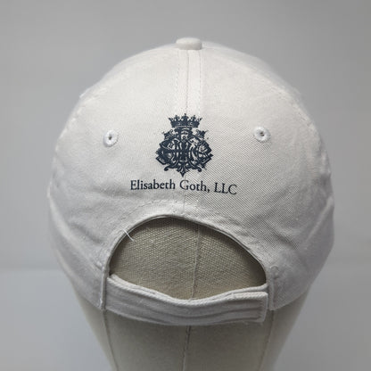 American Saddlebred Strapback Hat White One Size Elisabeth Goth LLC