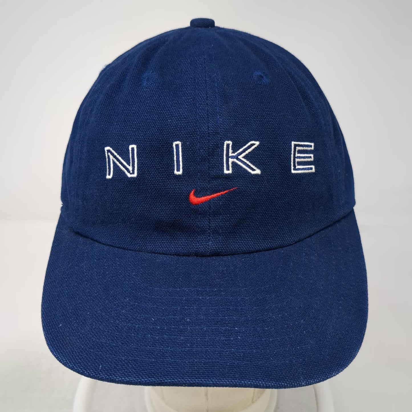 Nike Baseball Cap Blue One Size Slideback Green Underbrim Embroidered hat