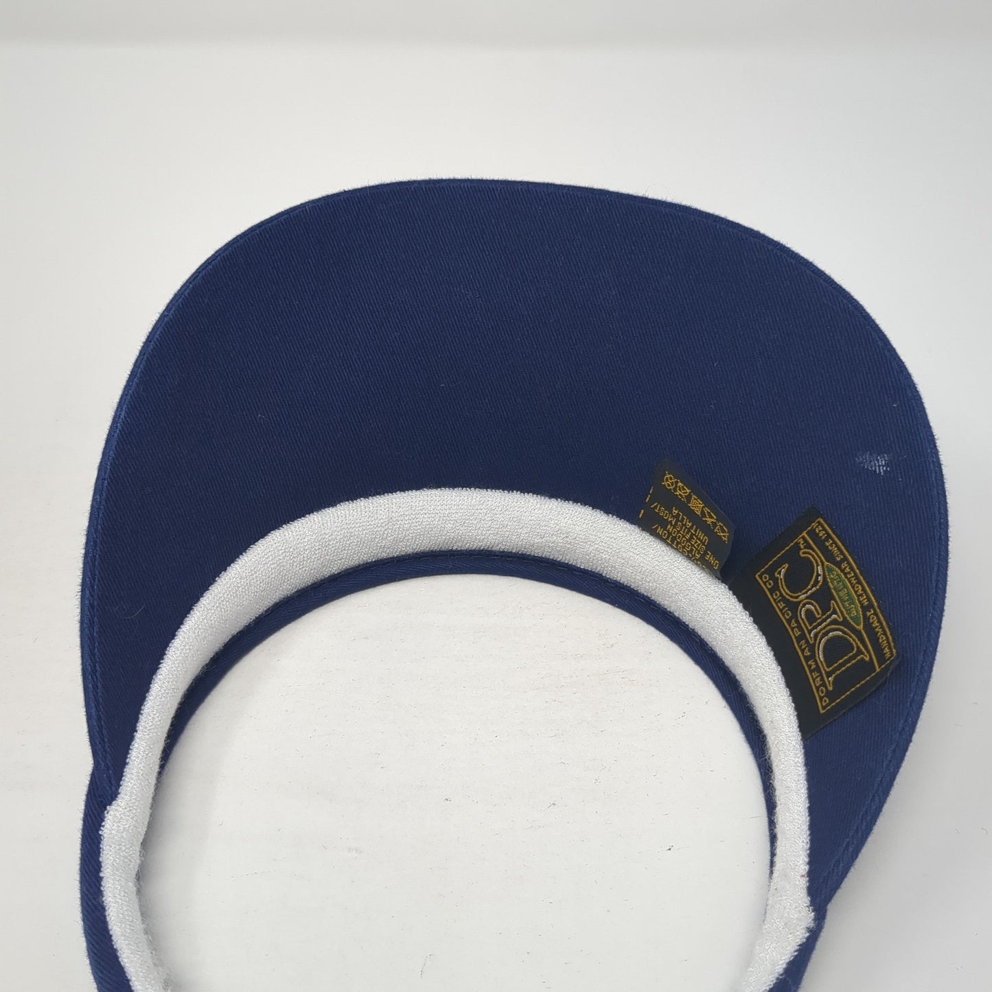 Dorfman Pacific Co Dpc Clip On Visor Hat Blue One Size Solid Blank