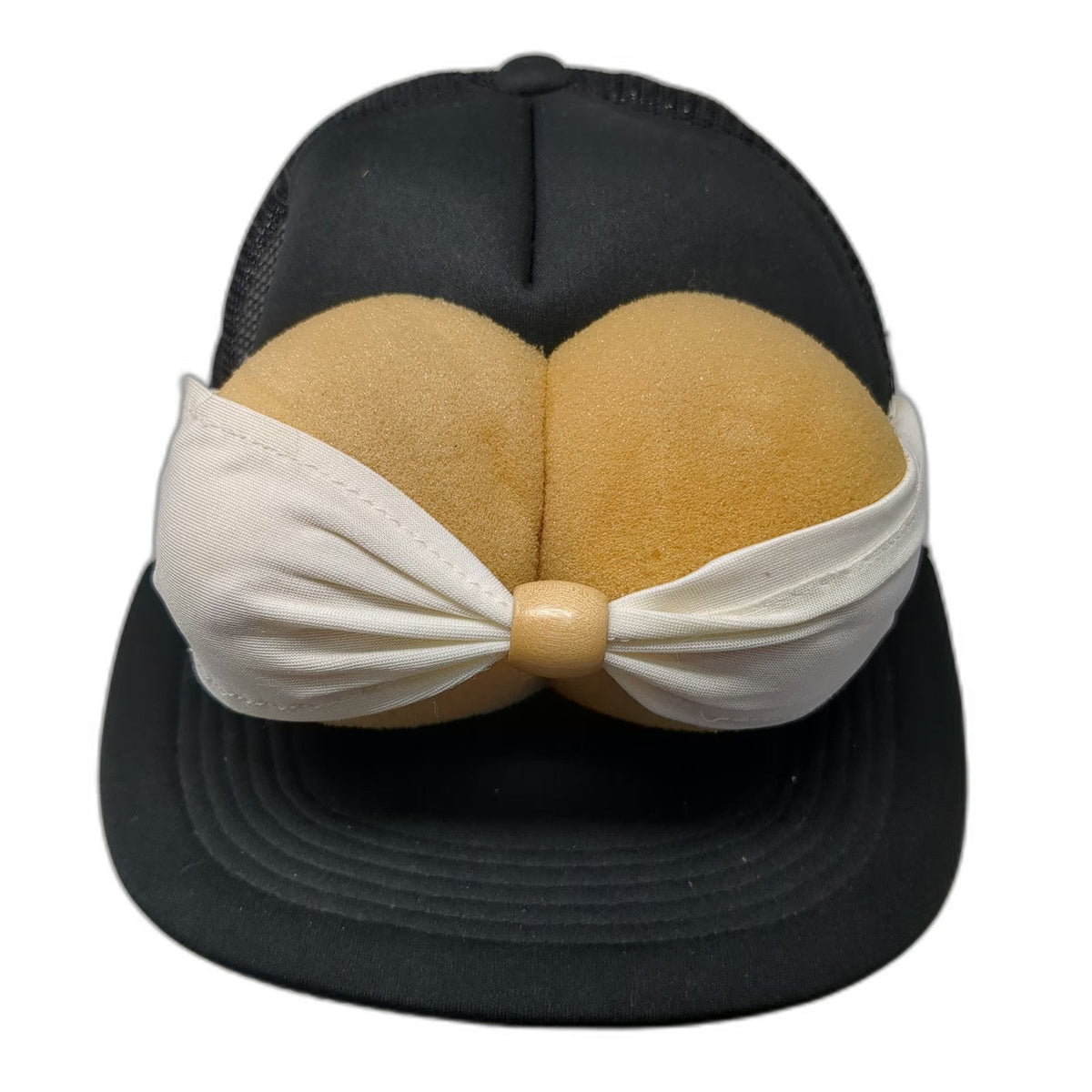 Trucker Hat Black One Size Novelty 3D Foam Bikini Adult Humor Mesh Snapback Hat