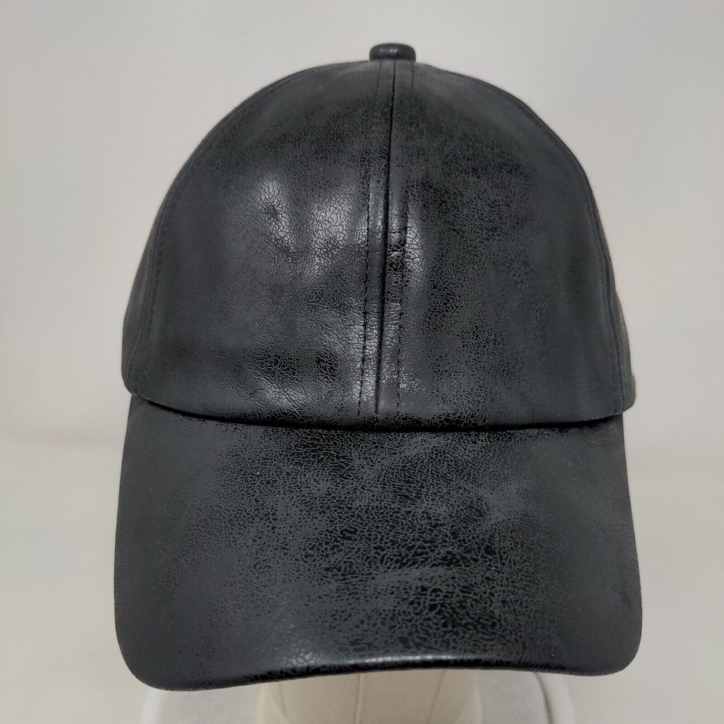 Marcus Adler New York Strapback Hat Black One Size Adjustable Blank 6 Panel