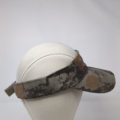 North Idaho Retriever Club Strapback Sun Visor Hat Camouflage One Size Cotton