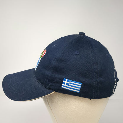 High-Q Athens 2004 Olympics Greece Hellas Flag Blue One Size Baseball Cap Hat