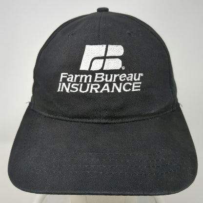 Cap America Baseball Cap Black One Size Farm Bureau Insurance Strapback Hat