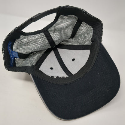 EPR Snapback Trucker Hat Black One Size Adjustable Embroidered Port Authority