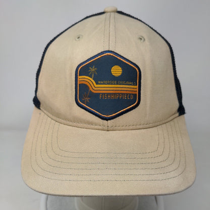 Waterside Originals Fish Hippie Co Snapback Mesh Back Trucker Hat Multi One Size