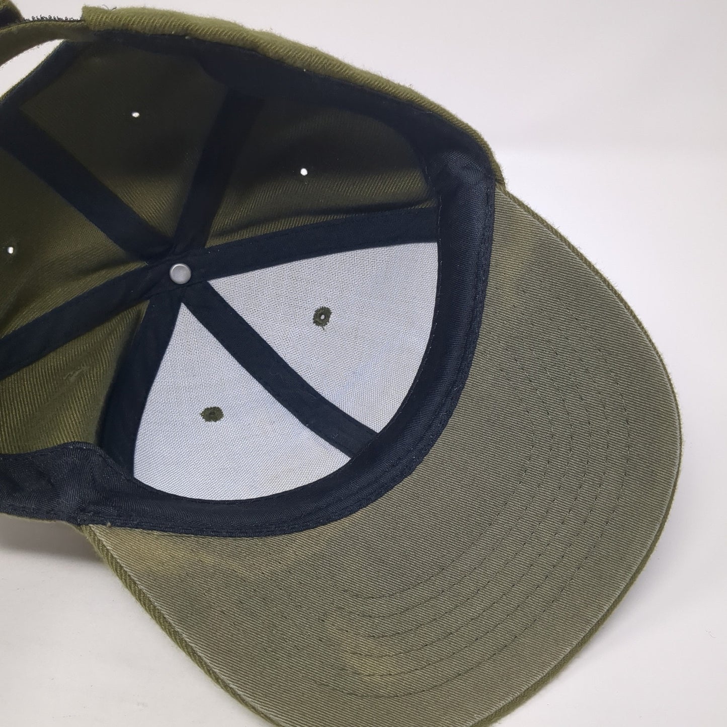 USMC Recon Strapback Baseball Cap Green One Size Adjustable Embroidered 6 Panel