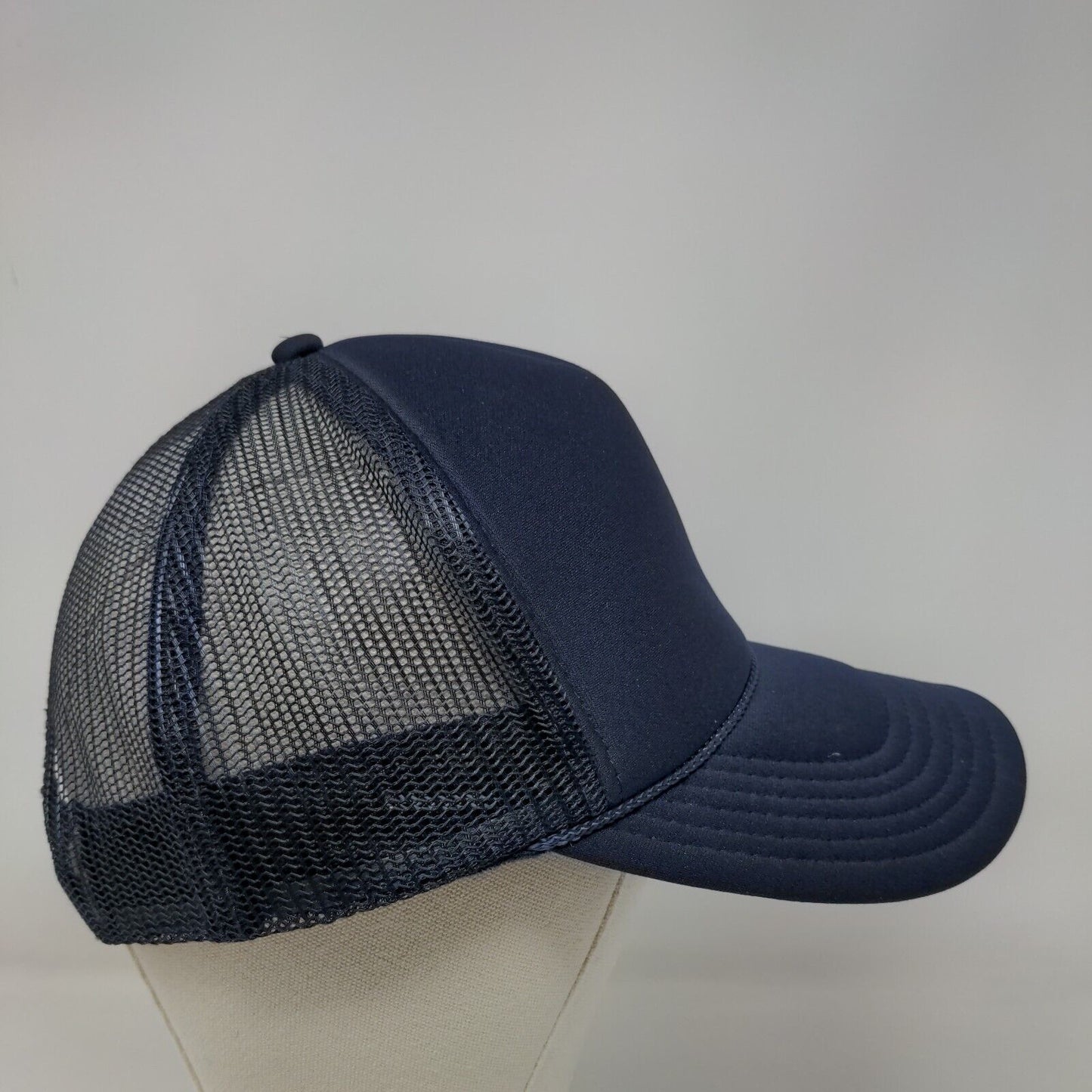 Oak Snapback Mesh Back Rope Trucker Hat Blue OSFM Adjustable Otto