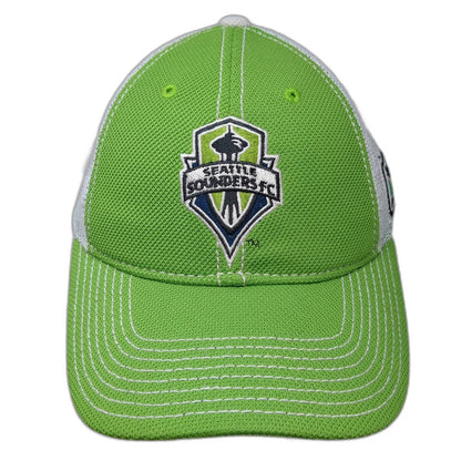 Seattle Sounders FC MLS Adidas Cap Green White One Size Mesh Back Strapback Hat