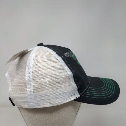 St. Patrick's Day Skull Strapback Mesh Back Trucker Hat Black OSFM W/Tags