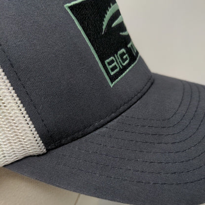 Big Tuna Snapback Mesh Back Trucker Hat Gray OSFA Colorblock Sport-Tek