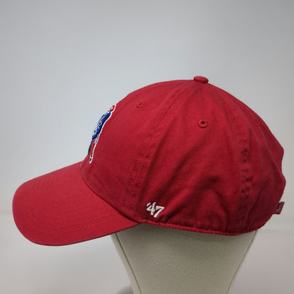 '47 New England Patriots NFL Red One Size Cap Retro Pat Patriot Slideback Hat