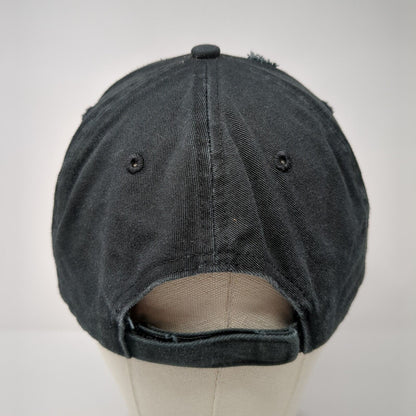 Jurassic Park Strapback Hat Black OSFA Adjustable Universal Studios