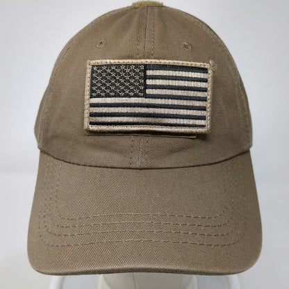 Condor Baseball Cap Brown One Size American Flag Patch Tactical RandCLP Hat