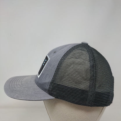 Free Fly Snapback Mesh Back Trucker Hat Gray One Size Embroidered