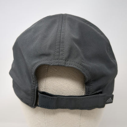 Adidas Baseball Cap Gray One Size Aeroready Strapback Performance Mesh Sport Hat