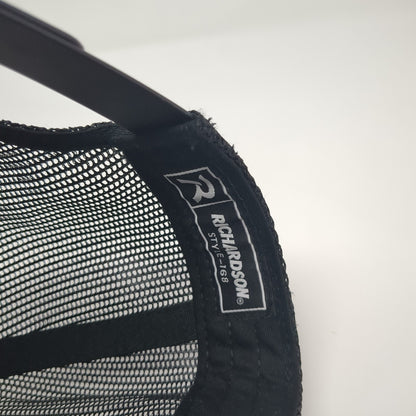 Idaho Prep Co. Patch Snapback Mesh Back Trucker Hat Black One Size