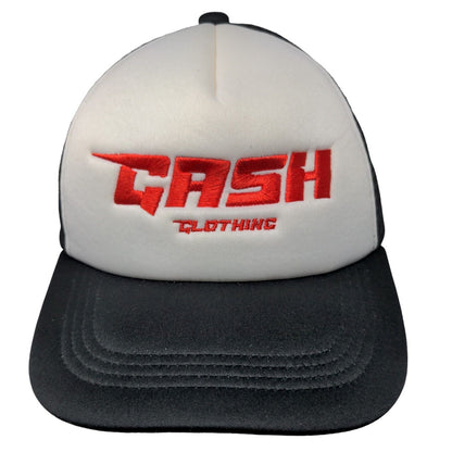Cash Clothing Snapback Trucker Hat Black OS Adjustable Embroidered Mesh Back