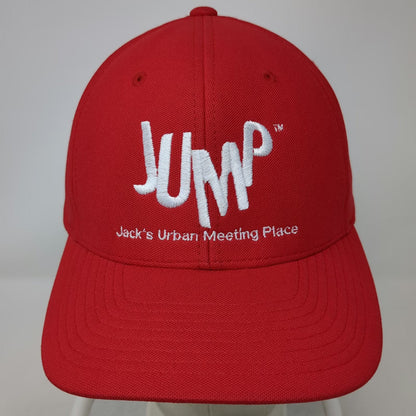 Port Authority Baseball Cap Red One Size Jack's Urban Meeting Place Hat Flexfit