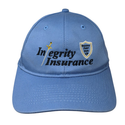 Integrity Insurance Strapback Hat Blue One Size Outdoor Port & Company