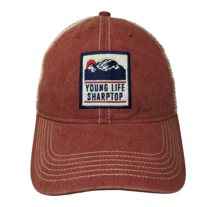 Young Life Sharptop Snapback Mesh Back Trucker Hat Multi One Size Legacy