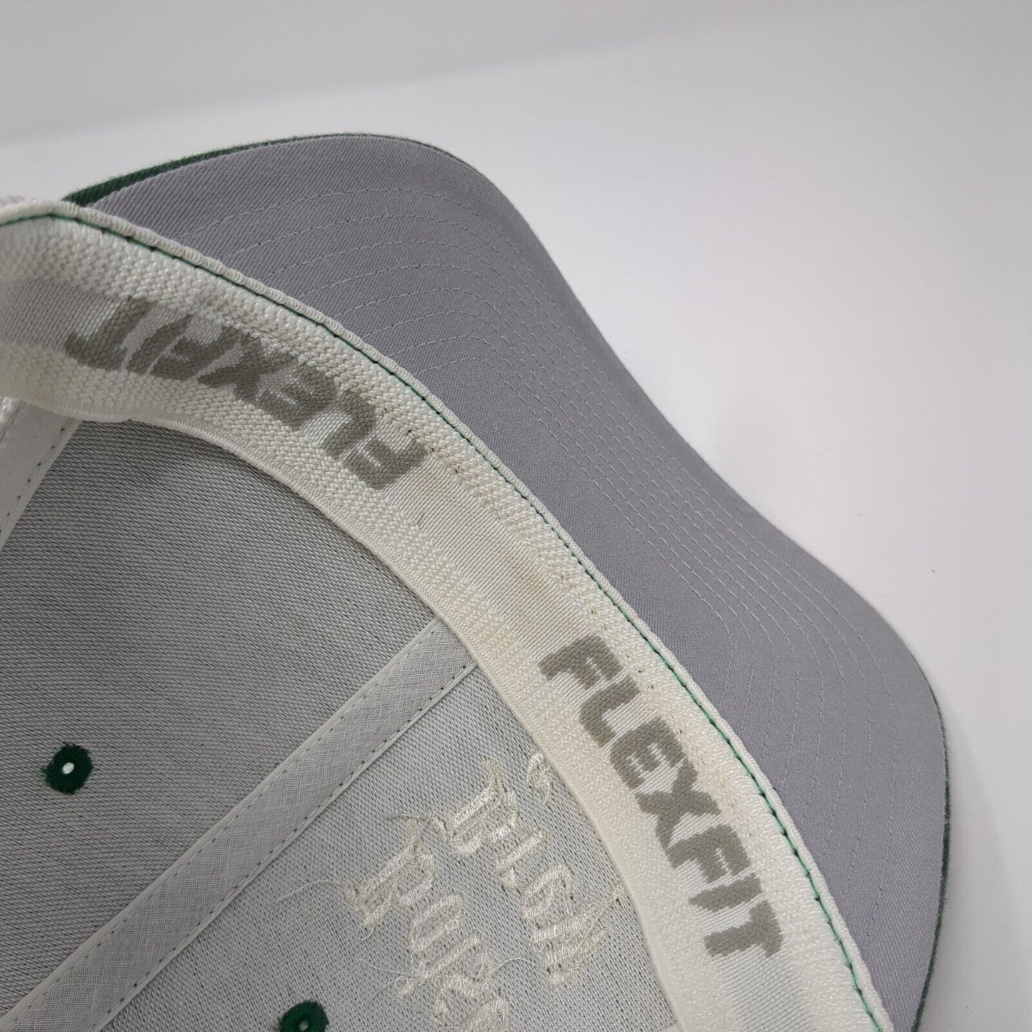 Boise Brew Card Fitted Mesh Back Trucker Hat Green S/M Port Authority