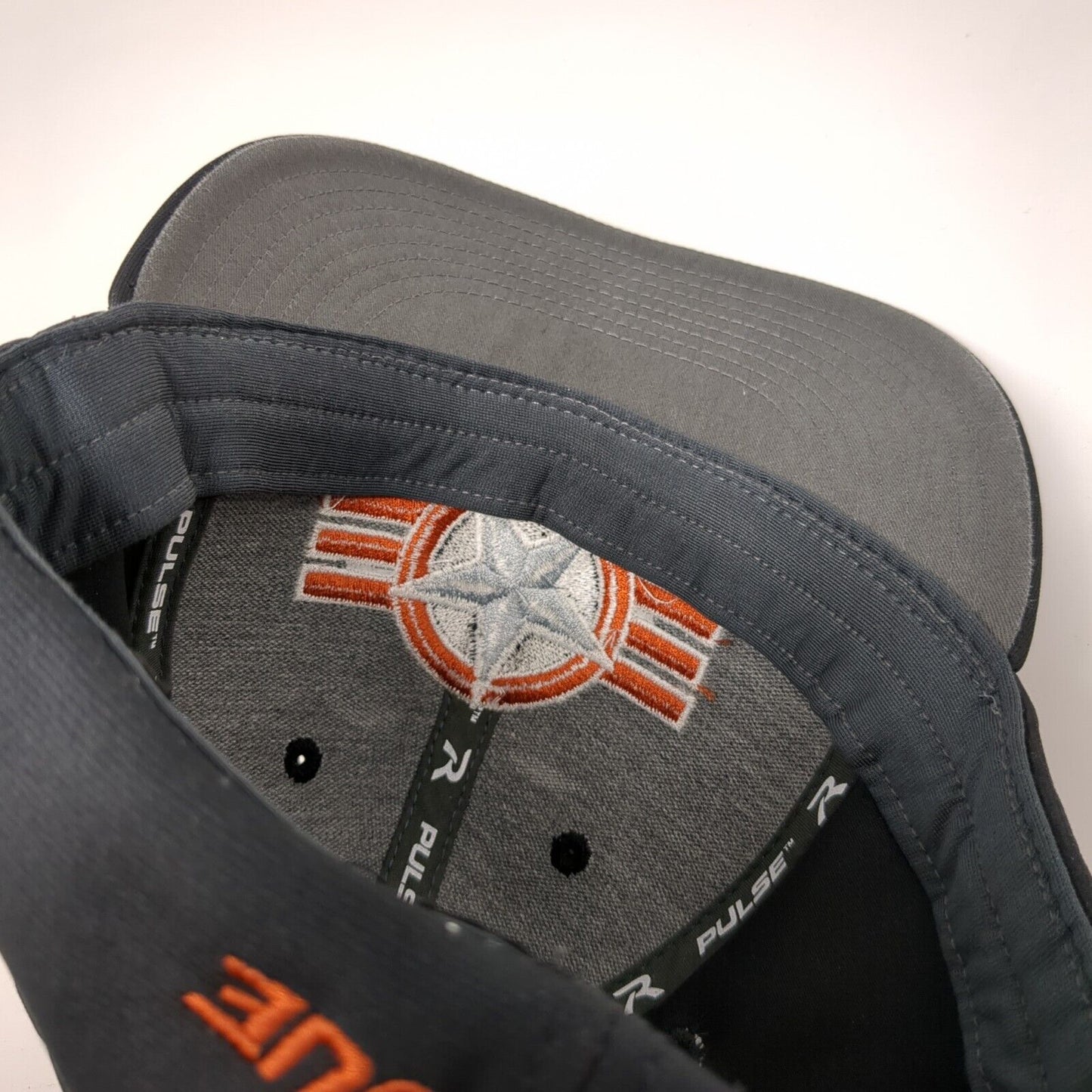 Ridgevue Fitted Hat Black Small-Medium Embroidered Richardson 6 Panel