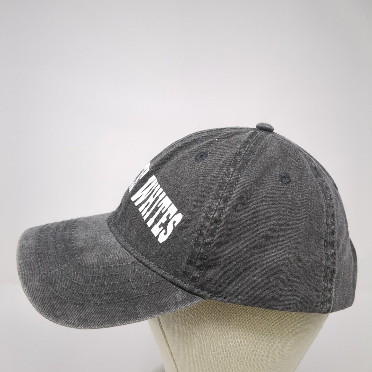 The Great Whites Poopa Shark Slideback Hat Gray One Size Adjustable 6 Panel