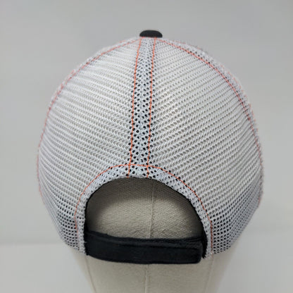 HEMI Strapback Mesh Back Trucker Hat Black One Size Embroidered Mopar