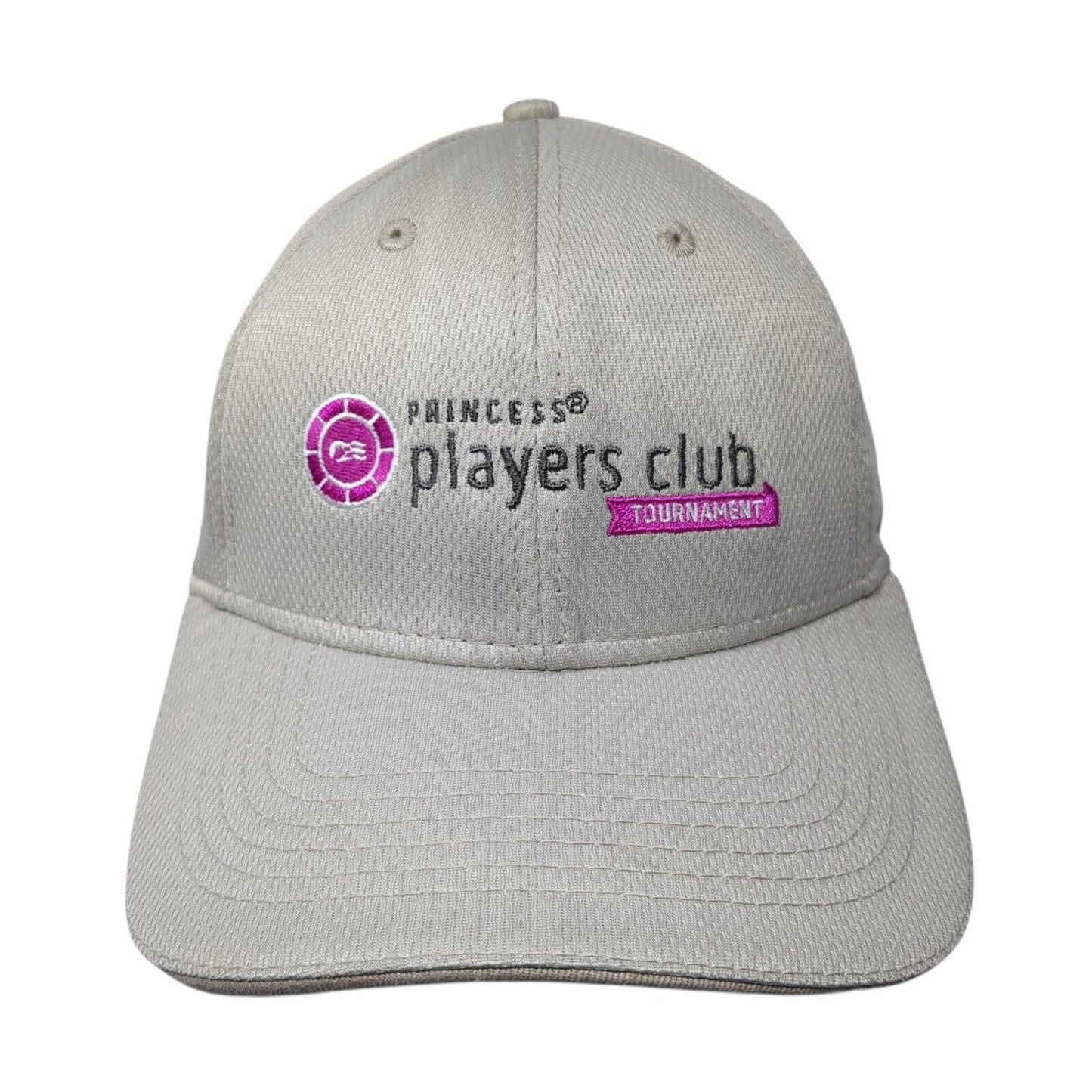 Princess Players Club Tournament Strapback Hat Tan One Size Embroidered